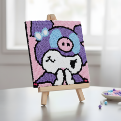 Pompom Ball Mosaic Art